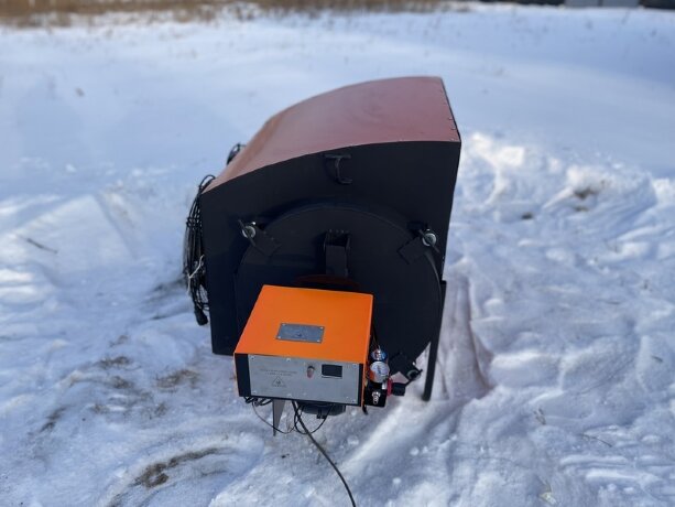 ТЕПЛОФЕН 50 - теплогенератор на отработке автоматический