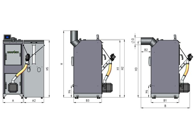 SAKOVICH PELLET UNIVERSAL 50 - котел пеллетный автоматический
