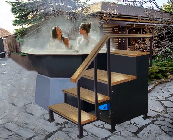 ТЕПЛОКАСТО TKS-БЧ 12 - дровяной банный чан